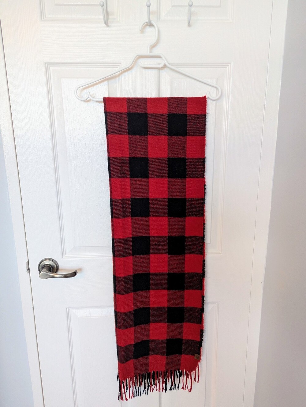 Roots Red and Black Buffalo Plaid Scarf
